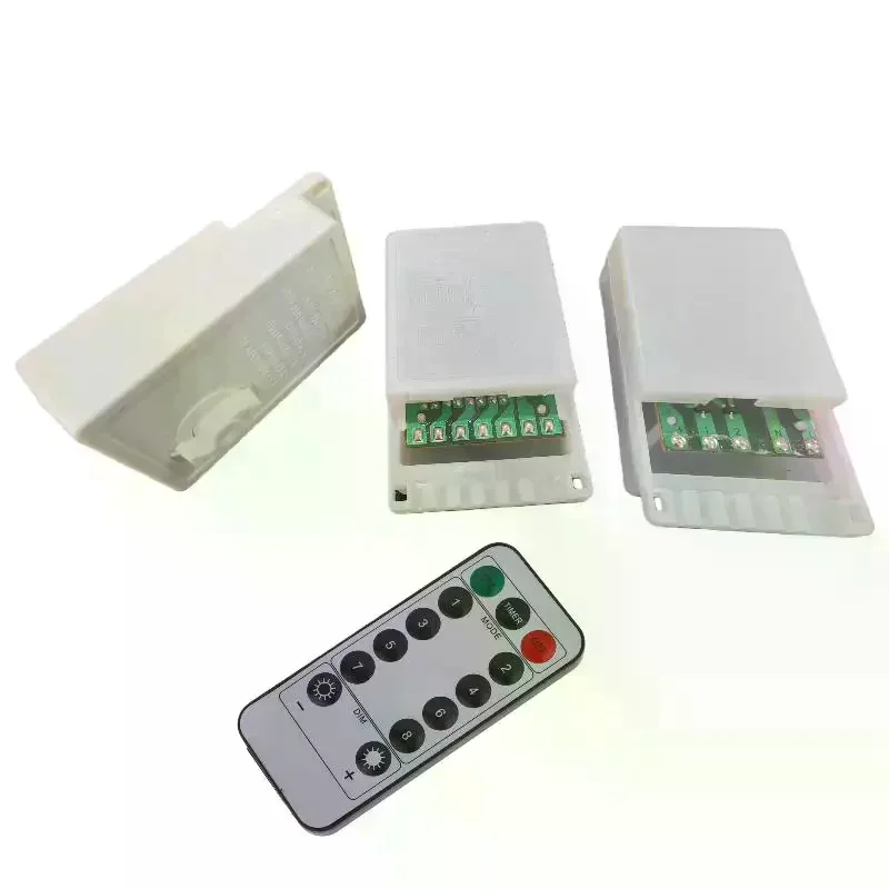 1Set LED String Mesh Curtain Lights Remote Control LED Dimmer 8 Modes Controller Christmas Solorful Decoratio Dimmer