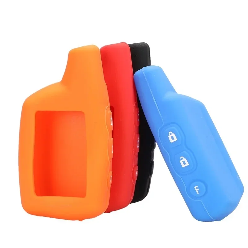 Silicone Remote Car Key Case for Car Alarm System Pandora DXL3100/3170/3210/3250/3290 LCD Smart Control Trinket