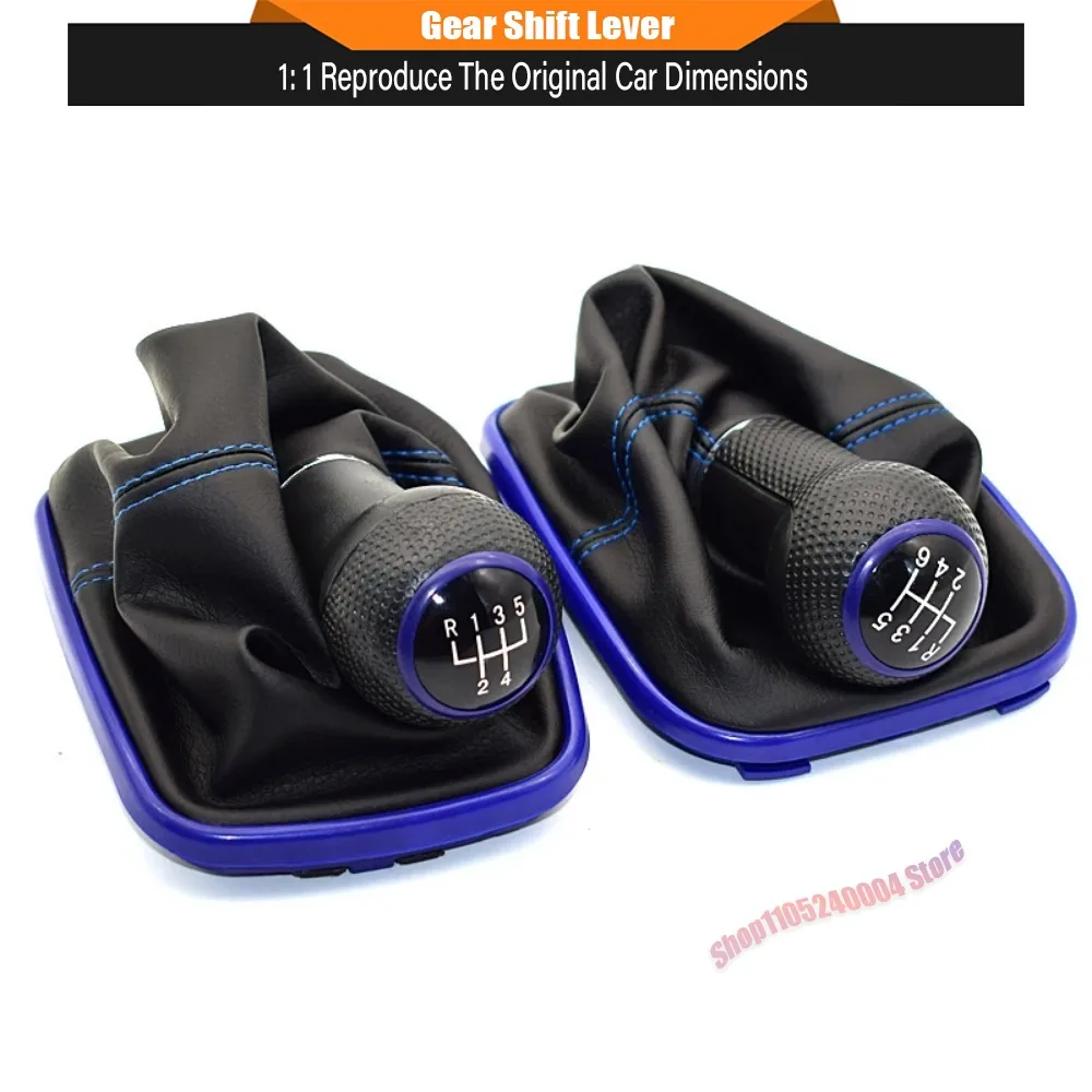 Para Volkswagen V-W Golf 4 IV MK4 G-TI R32 Bora Je-tta 1999-2004, palanca de cambios de 5/6 velocidades de 23 mm con funda de goma