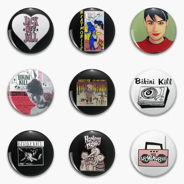 Squad Riot Grrrl Band Of Soft Button Pin Customizable Badge Metal Clothes Funny Decor Collar Lover Gift Cute Lapel Pin Women