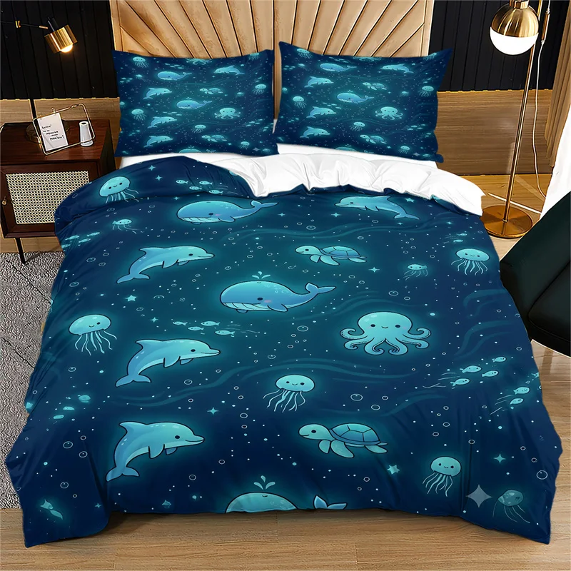 2/3Pcs Polyester Duvet Cover Set,Ultra-Soft,Breathable,Skin-Friendly,Durable,Pink Bows Small Polka Dots Print,Bedroom Decor