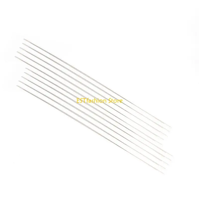 Y5GC Metal Sewing Needle 12.5cm Threading Needle Embroidery Beading Needle for Beads