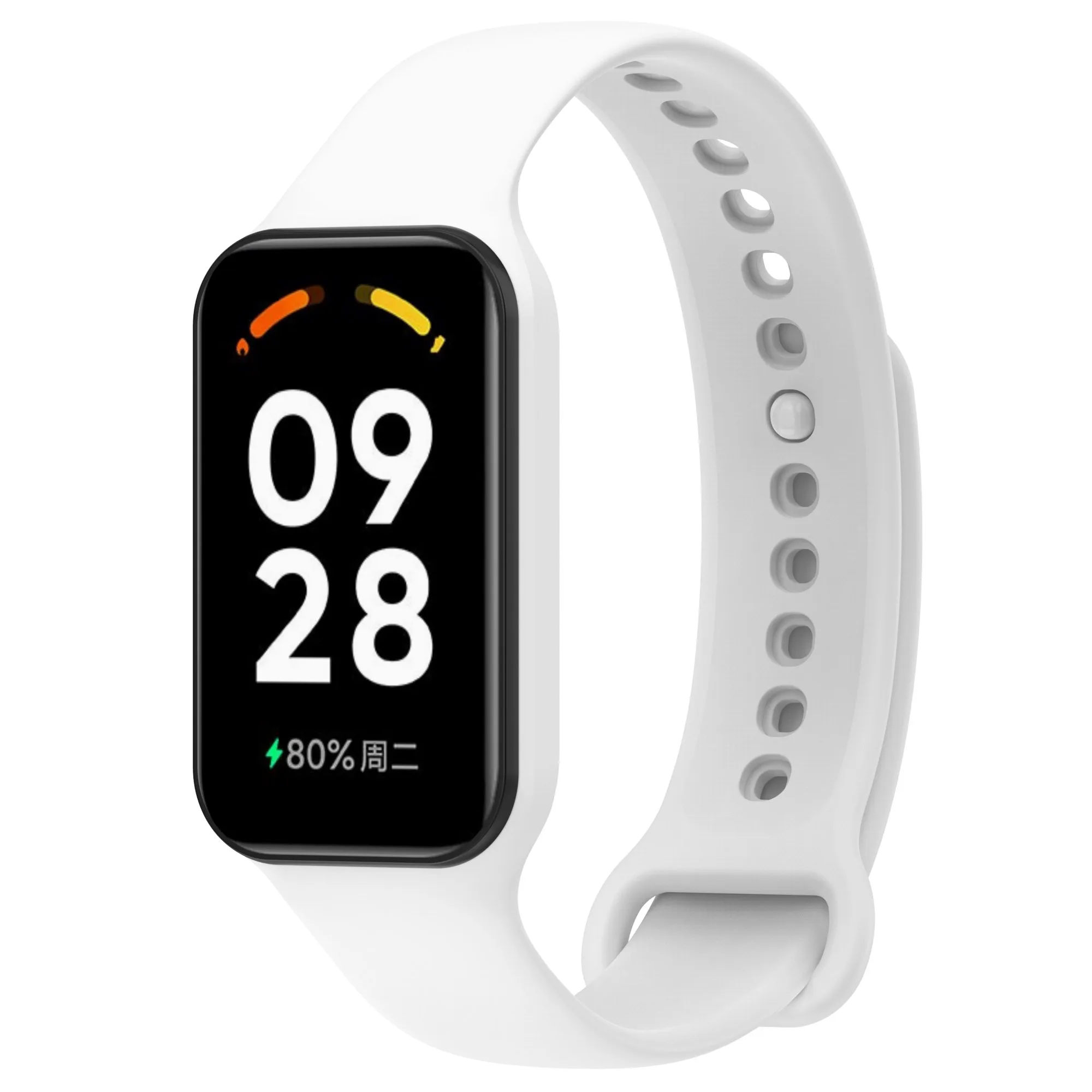 Silikonarmband für Redmi Smart Band 2 / Xiaomi Band 8 Active, Ersatz-Sportarmband, Armband, Correa-Armband – Detail 11