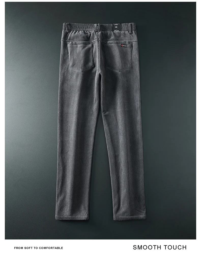 2026 Winter Fleece Warme Cordhose für Herren – Lässige Outdoor- und Business-Hose mit dickem Flock-Plüsch in Schwarz, Grau, Braun – Detail 9