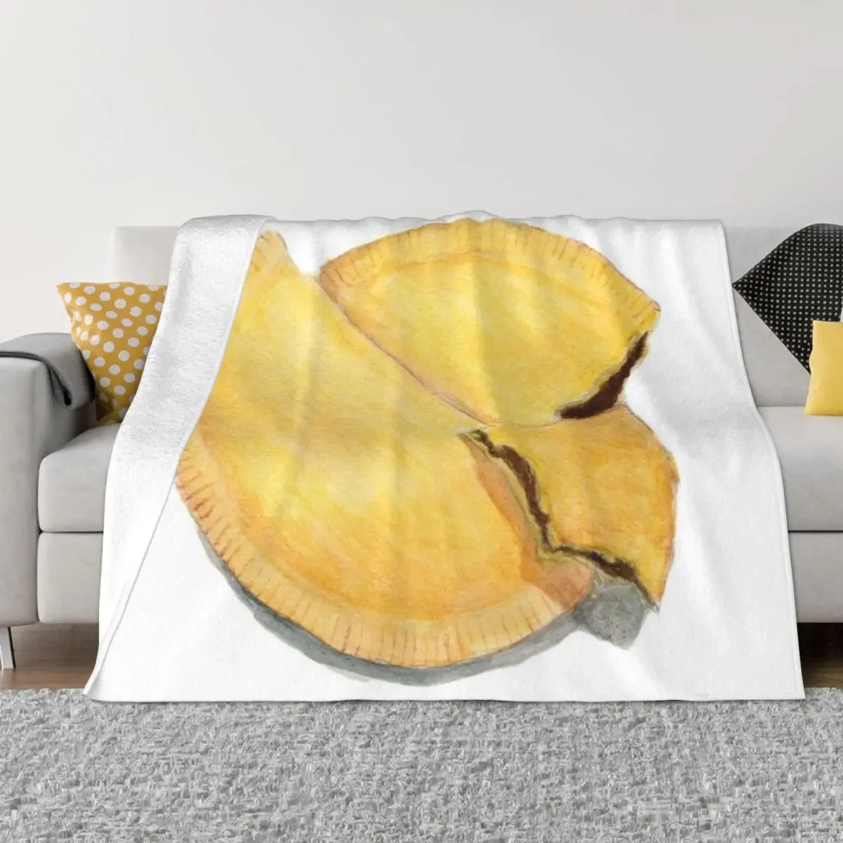 

Jamaican Patties Throw Blanket fluffy Sofa Quilt Soft Big Nap Blankets