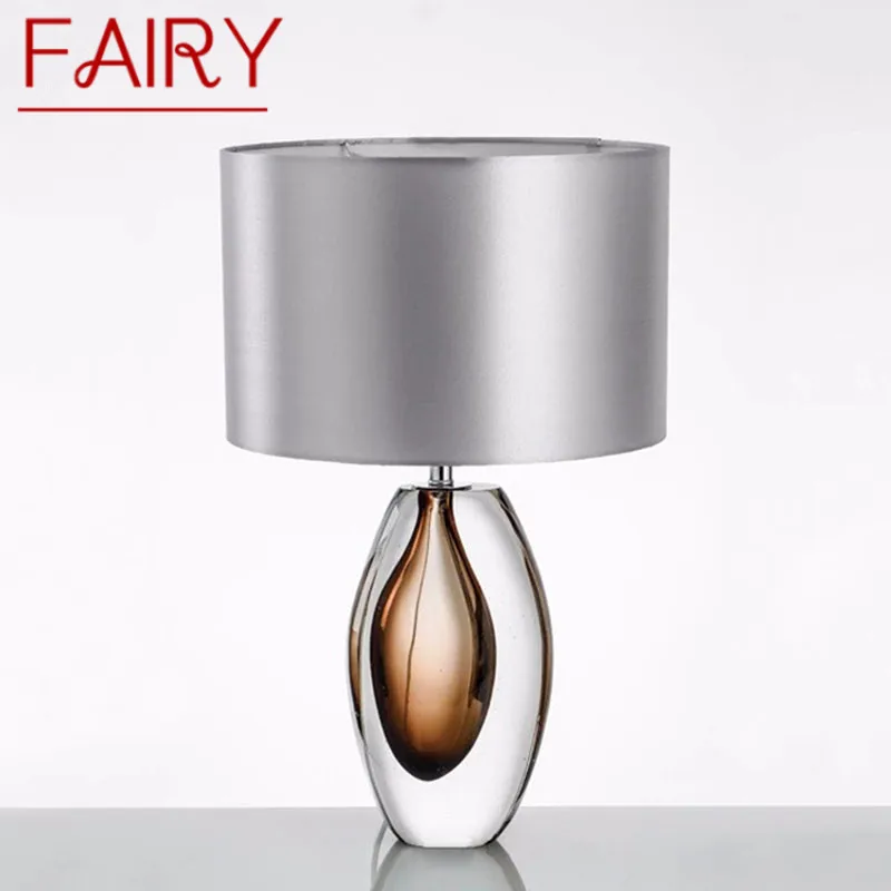 

FAIRY Nordic Glaze Table Lamp Modern Art Iiving Room Bedroom Study Hotel LED Personality Originality Desk Light