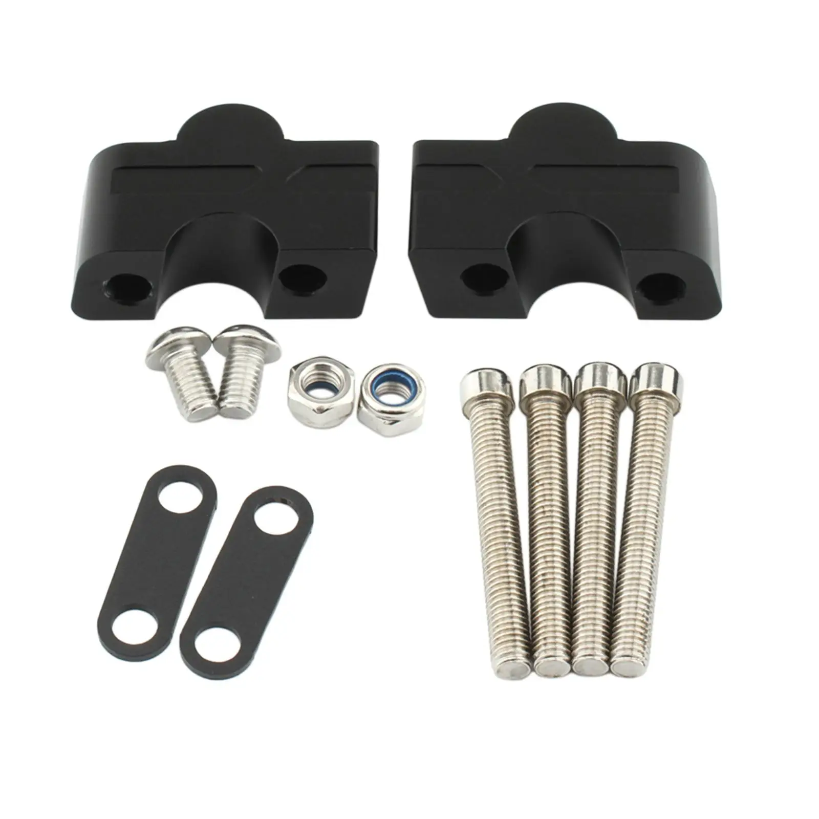 Motorcycle Handlebar Risers Accessories with Screws Aluminum for er-6N er6N