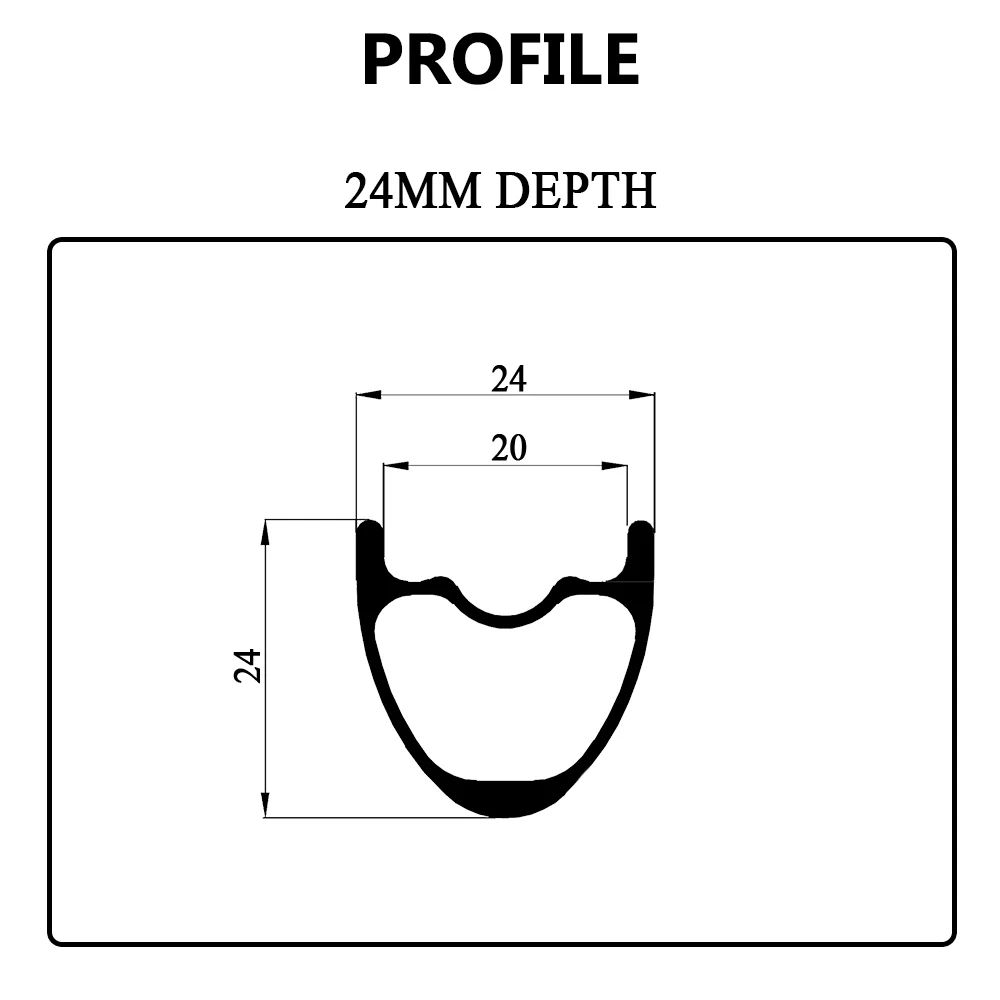 23/24mm Depth 29ER/27.5ER/26ER MTB Carbon Rim Mountain Bike Asymmetry/Symmetry Clincher Tubeless Tubular AM XC UD 3K 12K Marble