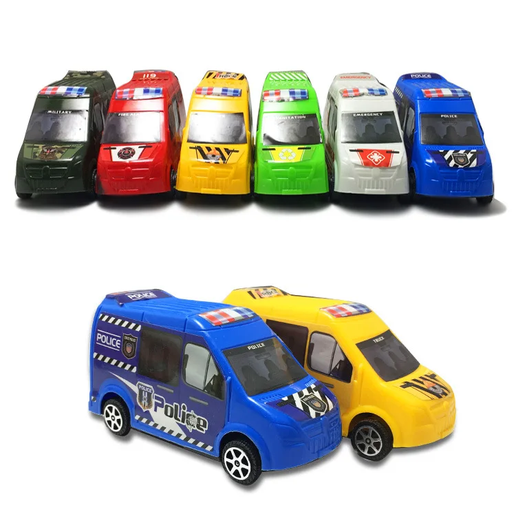 Modèle de voiture à traction inertielle à quatre roues motrices, modèle inertiel incassable, cadeaux pour enfants