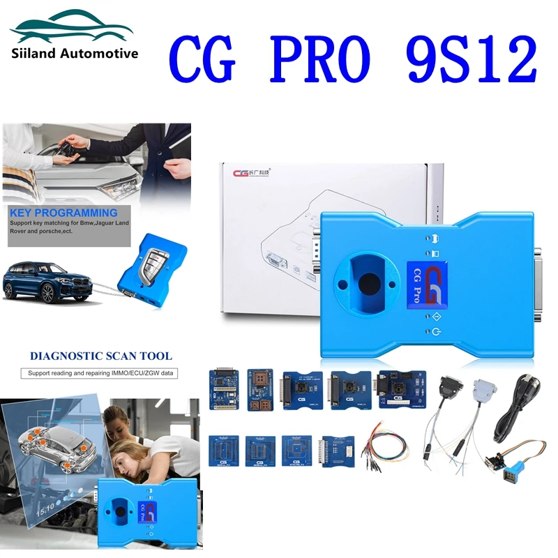 Latest CGDI CG Pro 9S12 For Freescale 705 711 908 912 For BMW Key Programmer ext Generation of CG100 New Add CAS4/TMS370