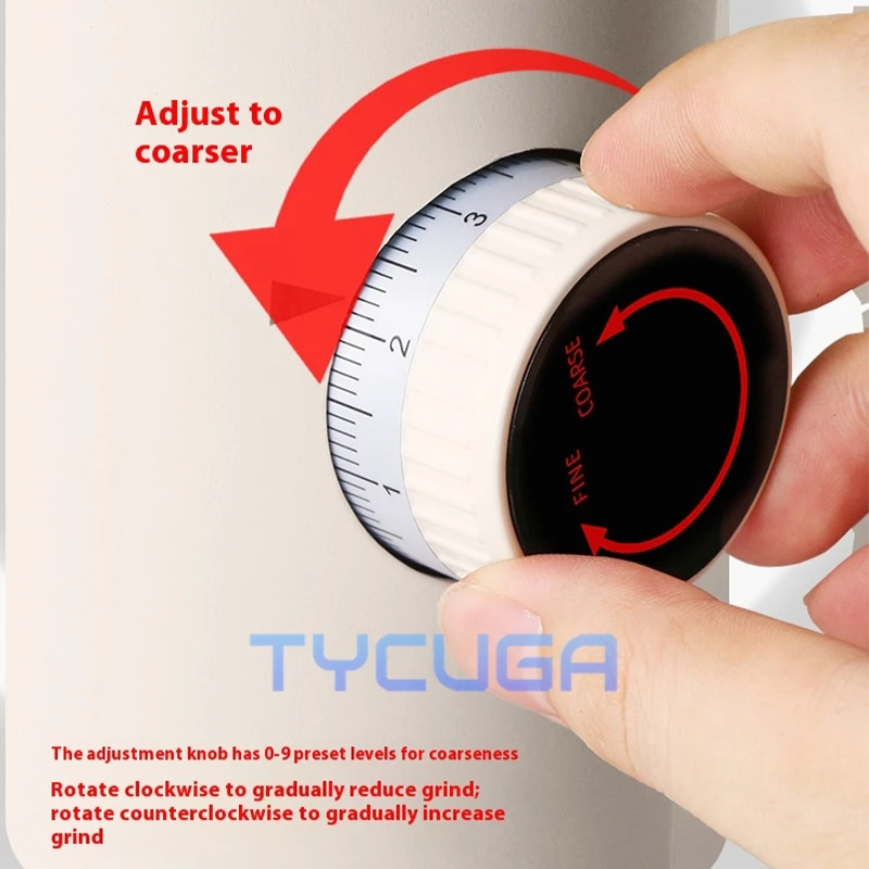 Molinillo de café profesional, molinillo de rebabas eléctrico automático comercial, 350W, para Espresso, modo de taza doble individual ﻿ ﻿ ﻿