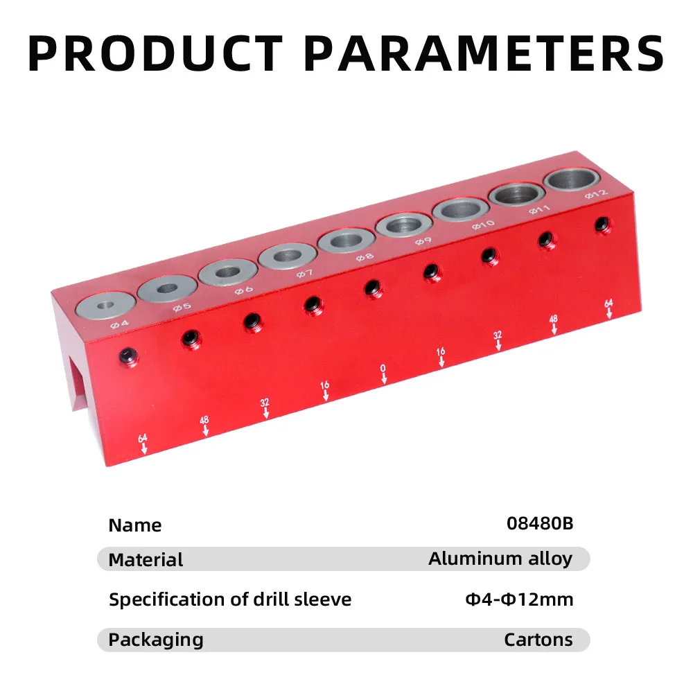 Fonson-Pocket Hole Doweling Jig, 45 Graus, Auto-Centramento, Vertical, Guia de Perfuração, Punching Hole Locator, Carpintaria, 4mm-12mm