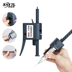 Universal 10cc Syringe Flux Booster Solder Paste/glue/ UV Curing Solder Mask Ink/PCB paint Pusher BGA Soldering Accessories