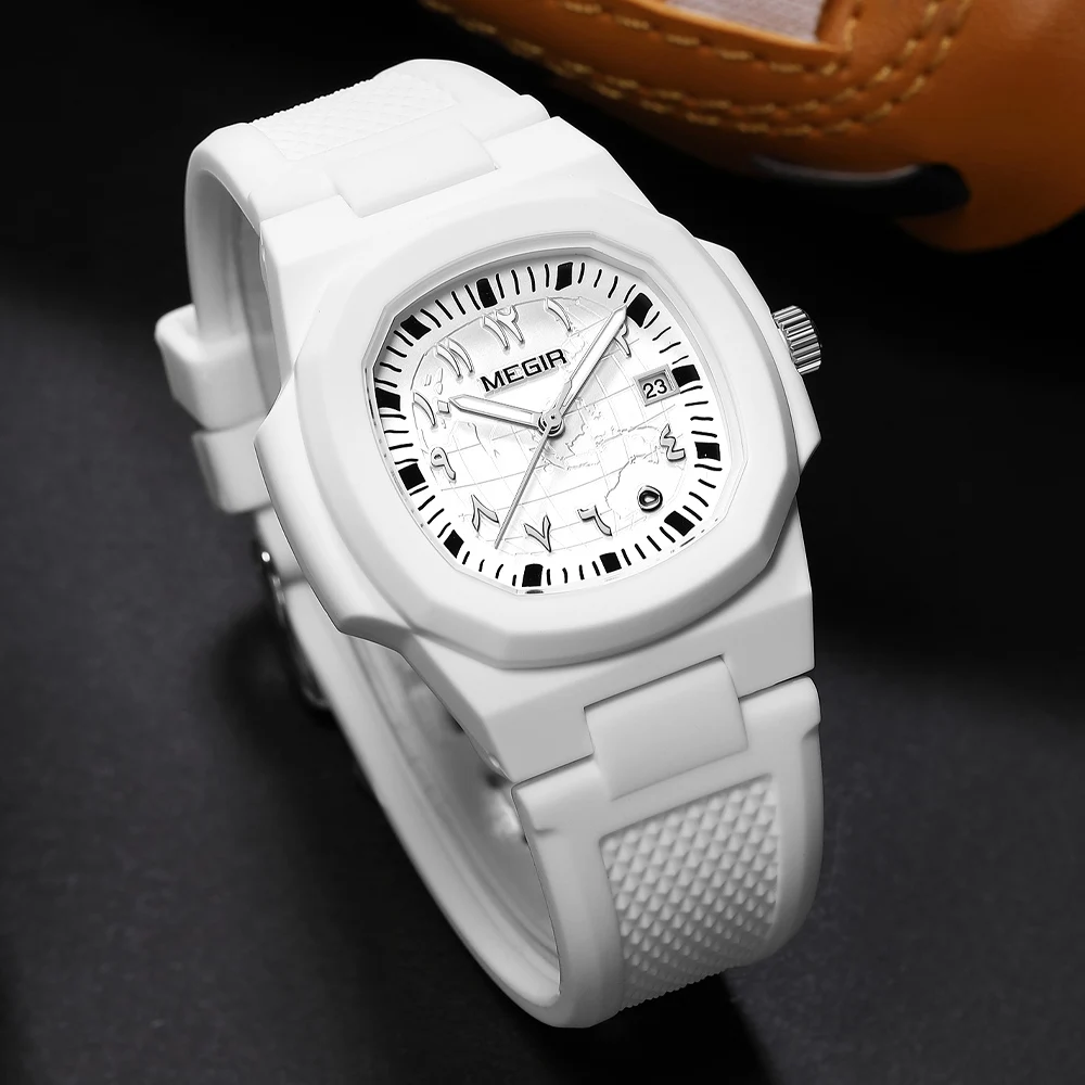 MEGIR Watch for Men Waterproof Luxury Brand Calendar Man Wristwatch Quartz Fashion Simple Men's Watches Male