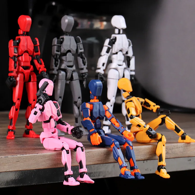 13 Jointed Movable Action Figures Shapeshift Robot 3D Printed Mannequin Character Assemble Toys Parent-children Game Kids Toys