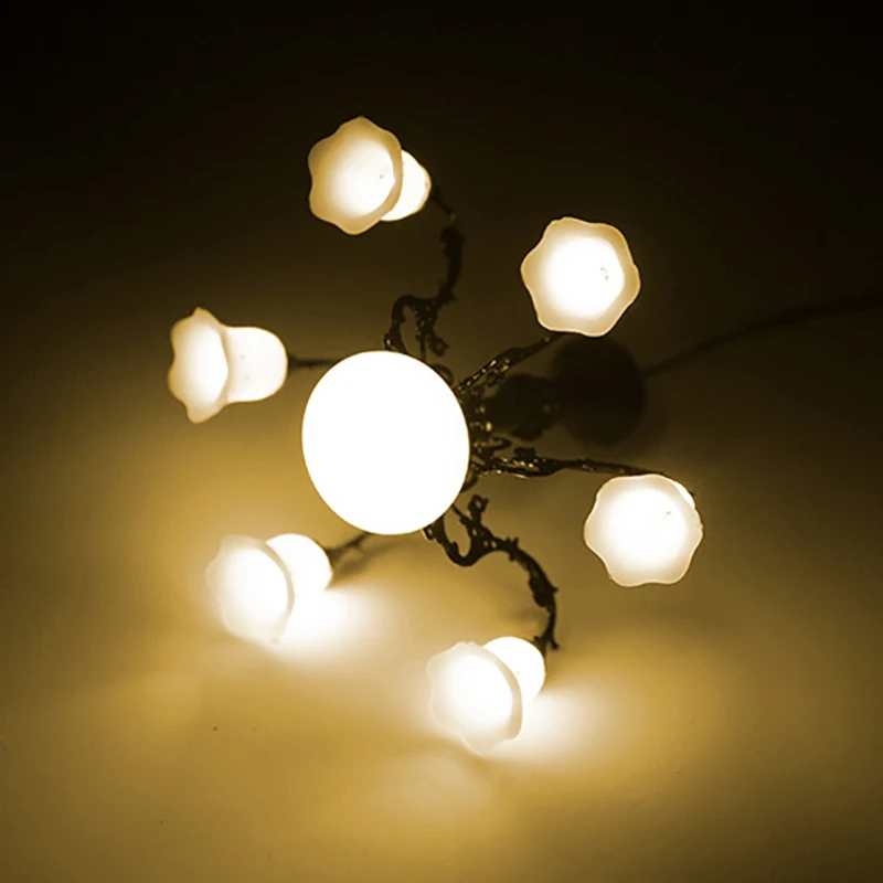 Miniature Dollhouse Ceiling Lamp Wall Light Desk Lamp Mini LED Lighting Home Decoration Doll Furniture Toy Can Be Bright