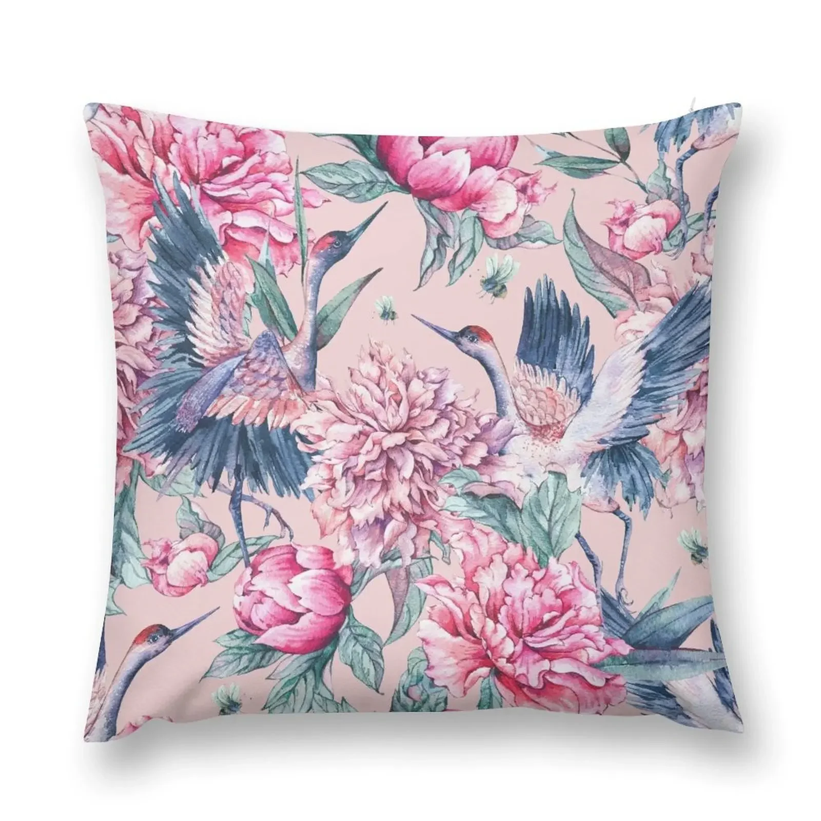 

Pastel spring gardens Throw Pillow luxury home accessories Cushion Cover Embroidered Cushion Cover pillow