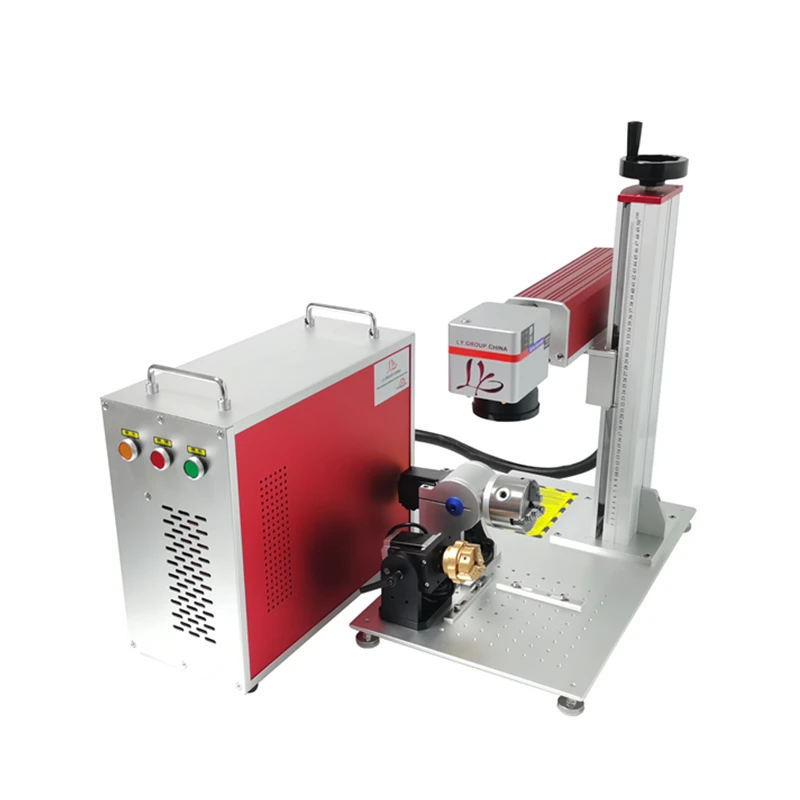 3W 5W Air Cooled UV Laser Marking Machine Engraving Glass Crystal Engraving Engraver Metal Carving Machine With D80 Rotary Axis
