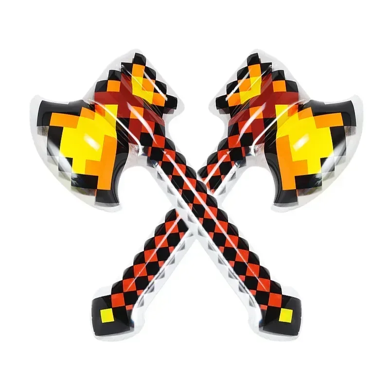 1pc Children's Toy Balloon Inflatable Pvc Axe Simulation Submachine Gun Sword Stage Props My World Birthday Party Decoration