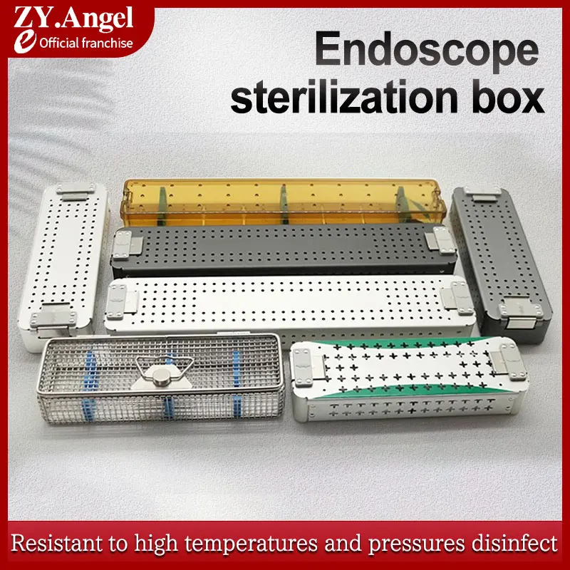 Medical Endoscope Disinfection Box Arthroscopic Otolaryngoscope High Temperature And High Storage Sterilization Box