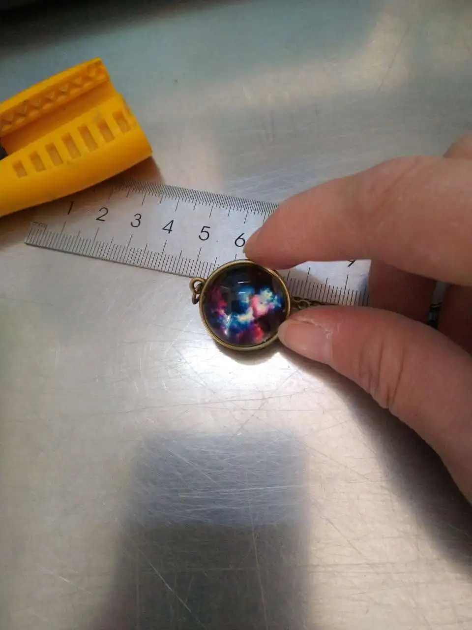 

Universe Sky Necklace Stainless Steel Retro Durable Pendant Necklace Creative Gift for Woman Man