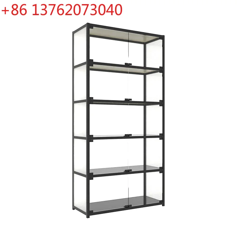Acrylic figure storage display cabinet model up to building block blind box display storage rack can be customized