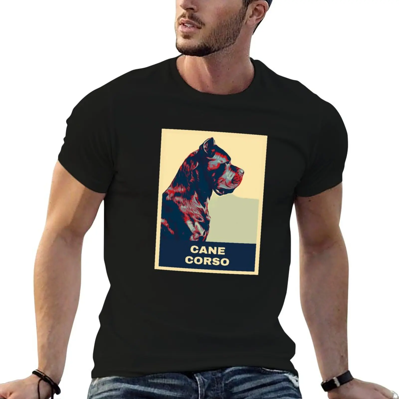 Cane Corso Cartoon T-Shirt vintage anime shirt korean fashion essential t shirt man t shirt mens funny t shirts