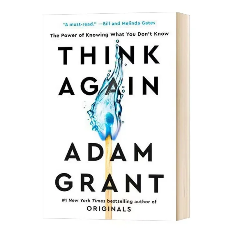 Pensa ancora di Adam Grant Il potere di conoscenza cosa non conosce # 1 libro più venduto in inglese