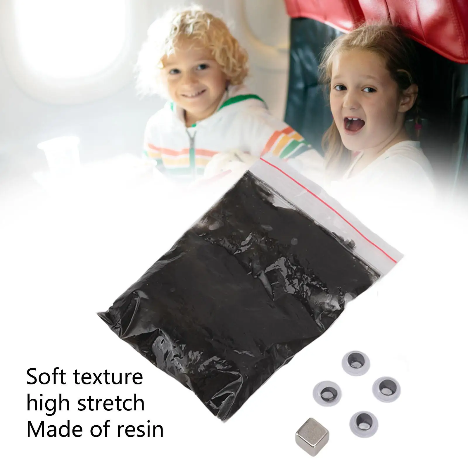 Soft Magnetic Putty - Water-Based, High Stretch, Safe Bouncing Resin Mud for school Projects - Excellent Adhesion