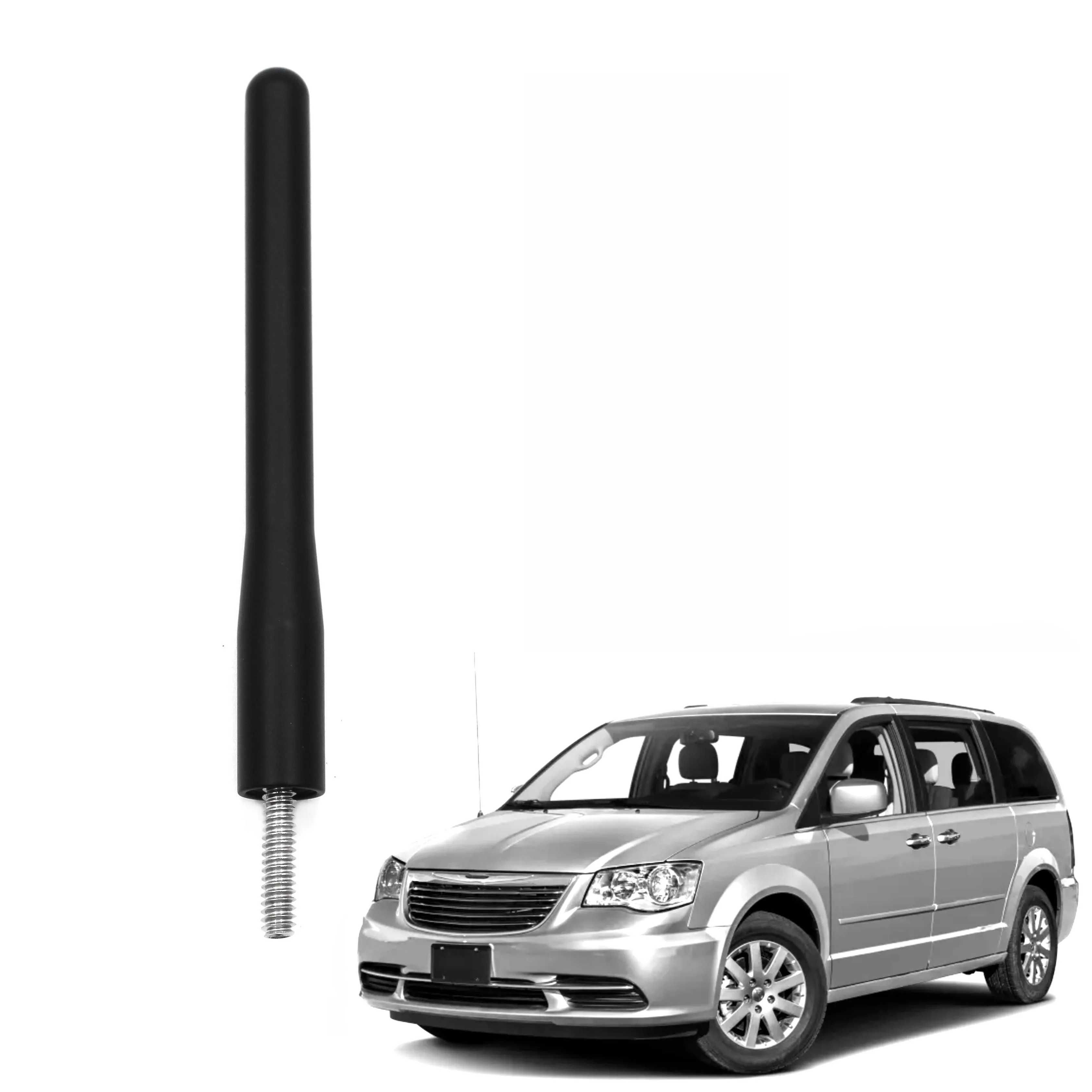 4 Inch Short Antenna for Chrysler  Town and Country 2016 2015 2014 2013 2012 2011 2010 2009 2008 2007 2006 -1996 aerial