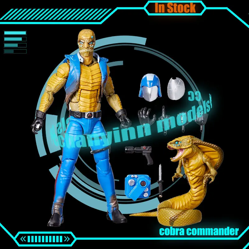 

Original Instock G.I. Joe 6-Inch Anime Figure Cobra Commander Action Figurine Sdcc Yuan-Ti Statue Collection Mutant Person Toys