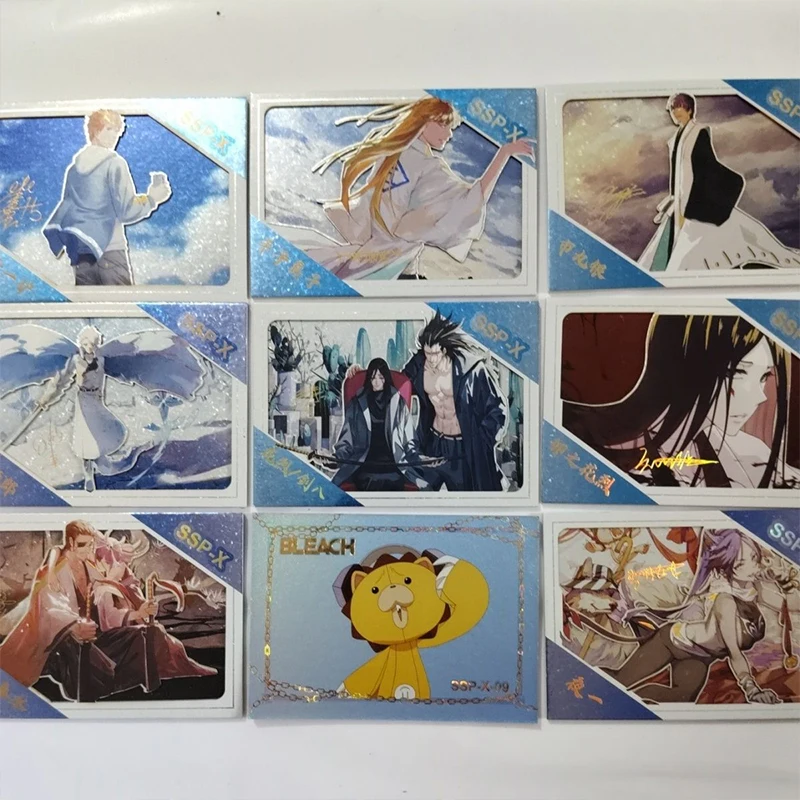 Leica BLEAménagement SSP LR carte Kurosaki Ichigo Hitsugaya Toushirou fournit aki Kenpachi Inoue Orihime pour garçon, jouet de collection cadeau d'anniversaire