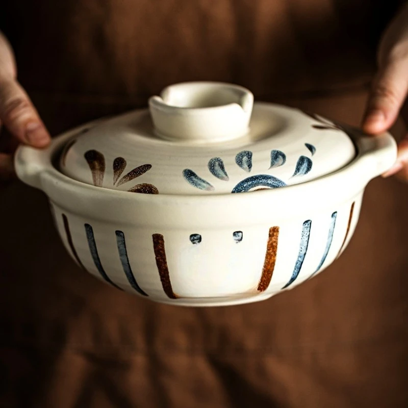 

Special rice casserole pot for one person, small binaural soup pot for home use