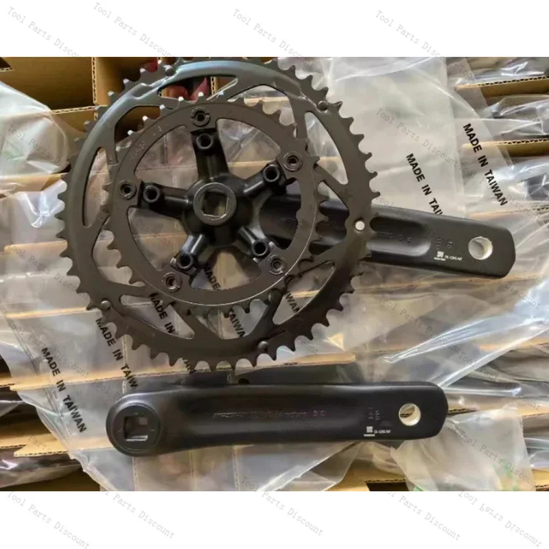 In Stock 1Set Tempo Compact Road Chainset - 50 / 34T 48 / 32T 170/172.5/175Mm Crank Arm JIS Square Taper 110/80 BCD 10/11Spe