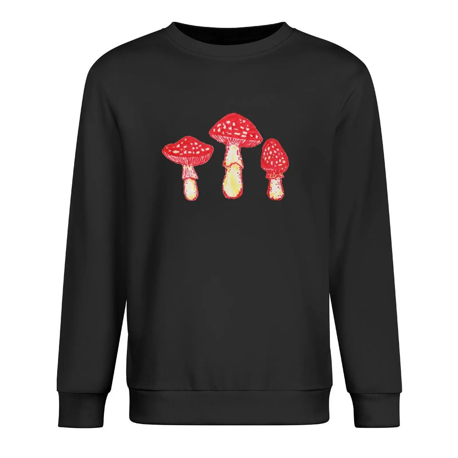 

Amanita Muscaria Trio Pullover men's winter sweater tracksuit men blouse male clothes aesthetic sweatshirts
