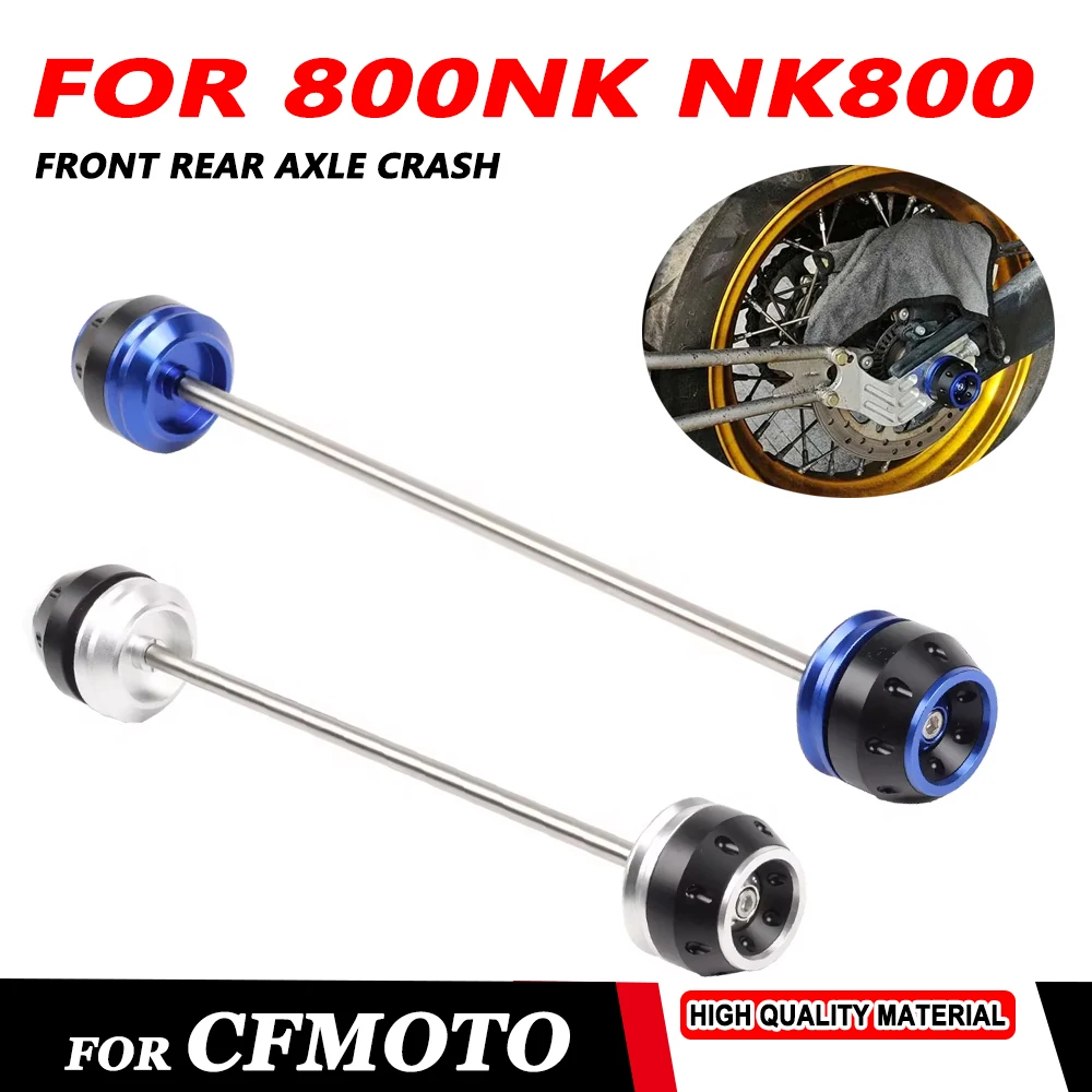 For CFMOTO CF800NK NK 800 NK 800NK 2023 2024 Motorcycle Accessories Front Rear Axle Sliders Wheel Protection Crash Protector