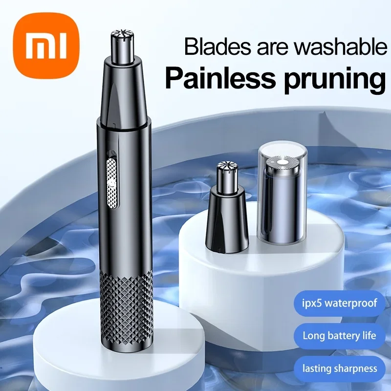 Xiaomi Electric Nose Hair Trimmer Men's Shaver Mini Shaver Women's Sideburn Trimmer Travel Personal Care Small Home Appliances