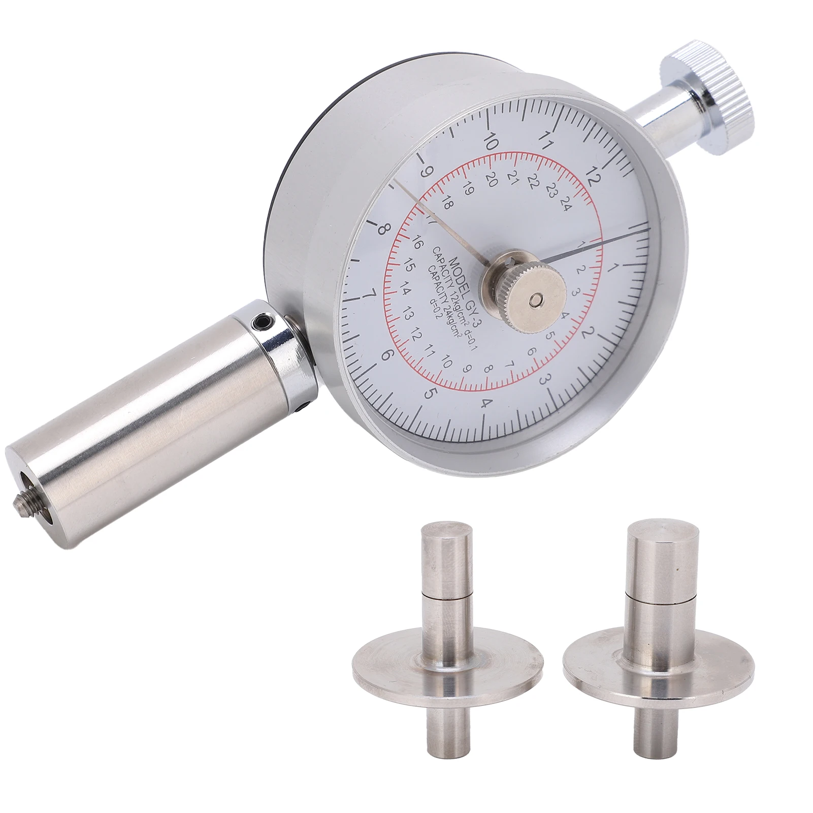

GY‑3 Portable Fruit Hardness Tester Penetrometer Sclerometer with Dual Pointers Fruit Hardness Tester Fruit Penetrometer