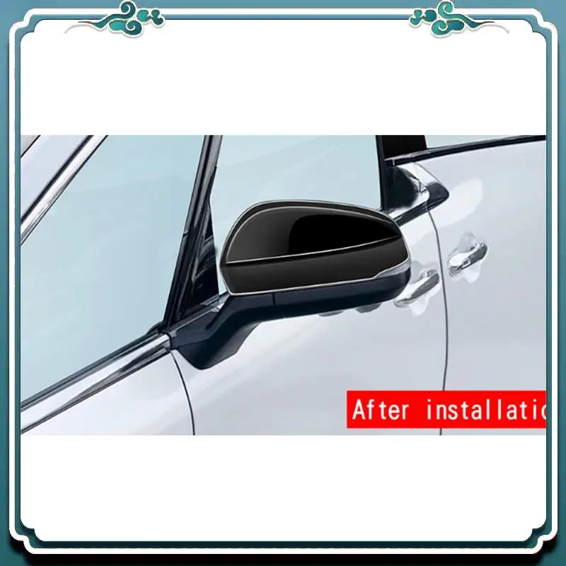 

Premium Car Bright Black Side Mirror Covers Side Wing Mirror Cover Cap For Toyota Alphard 40 Series 2023+ Spare Parts Accessorie