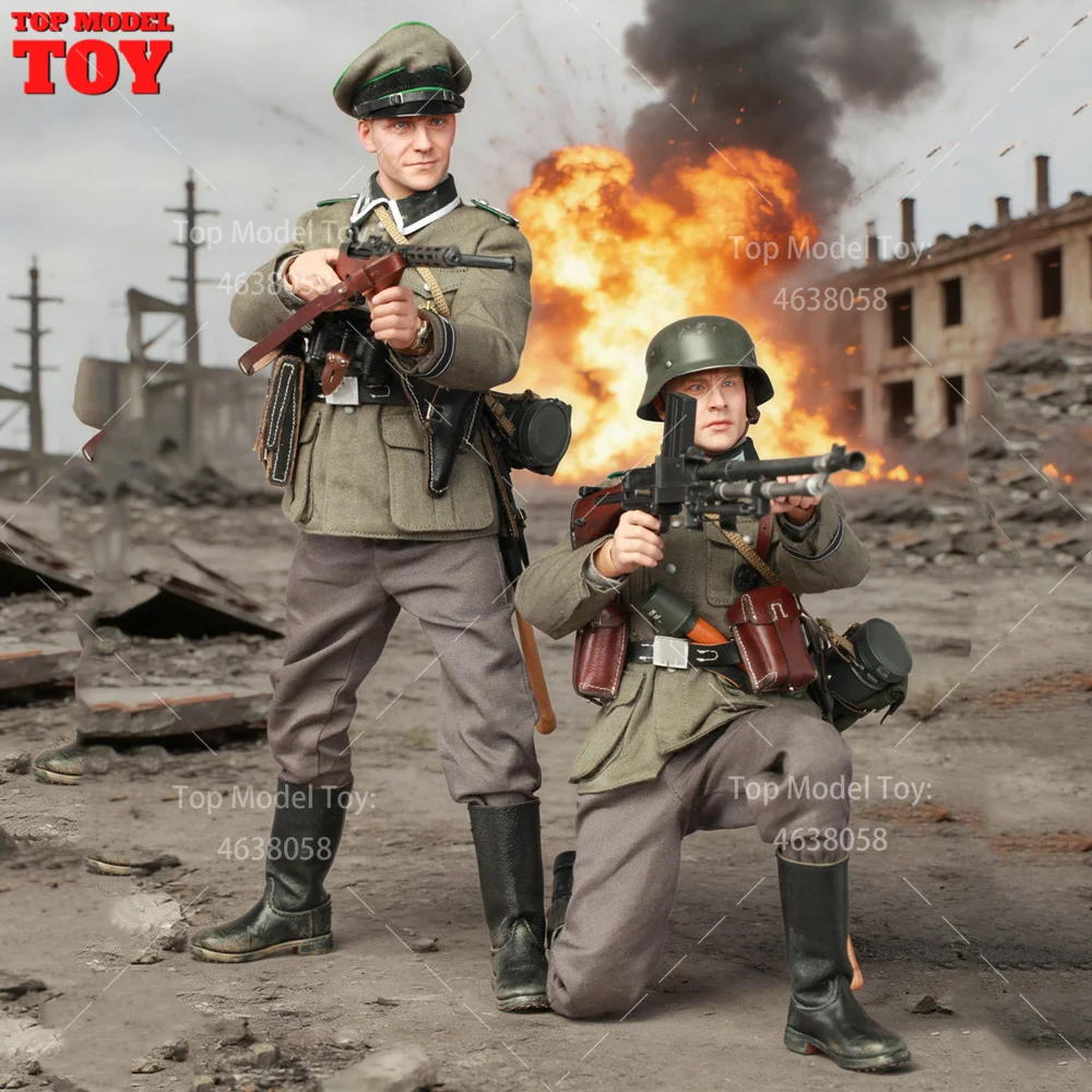 DID D80191 D80192 1/6 Scale Commander Machine Gunner Set Model 12'' Male Soldier Action Figure Body Dolls for Collect Toy