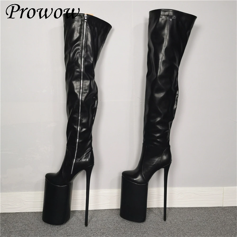 

Модные пикантные сапоги выше колена для ночного клуба, женская обувь Zapatos Mujer
