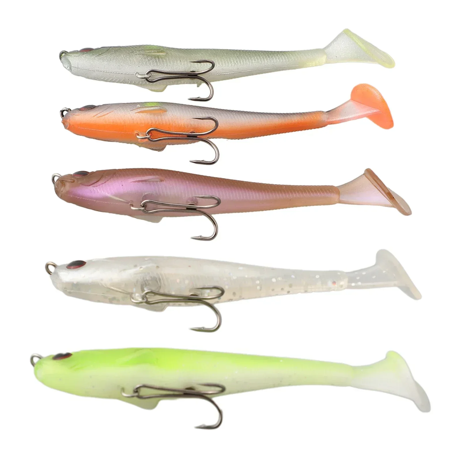 Megabass 5-Piece Set Lures For Fishing Beautiful Natural Pattern Realistic Swimming Action For Saltwater Freshwater Fishing Lure