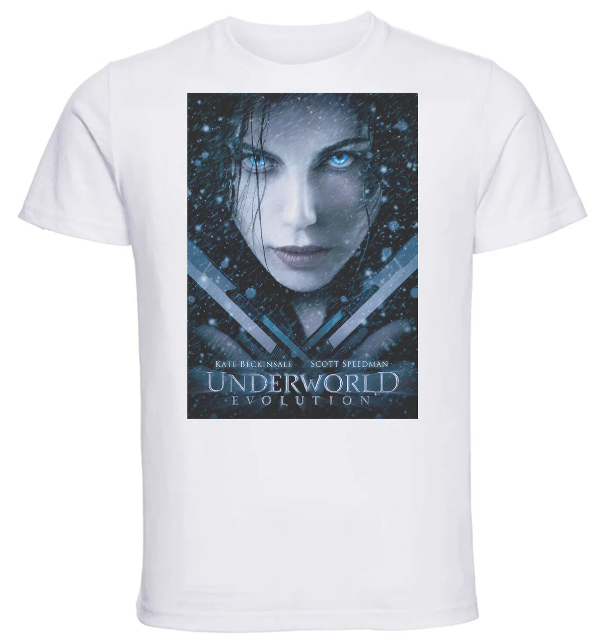 T-shirt Unisex - White - Underworld Evolution Playbill