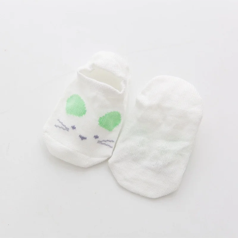 Conjunto de 3 pares/conjunto de meias antiderrapantes com design animal para crianças de 0 a 4 anos de idade