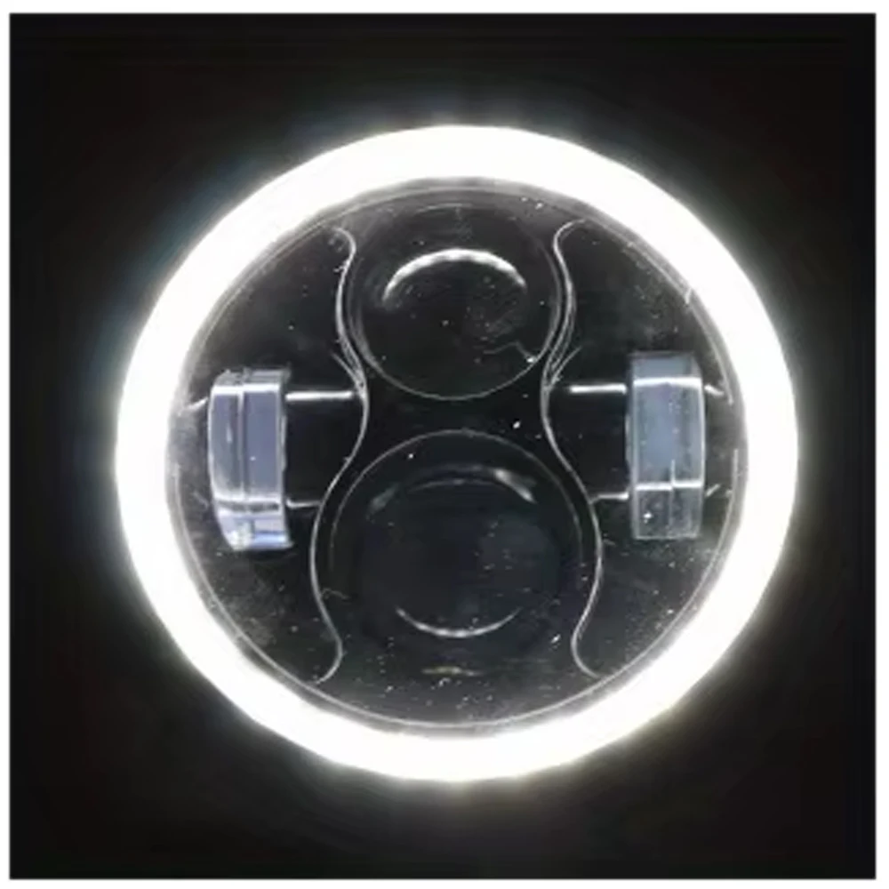 

Классическая светодиодная фара для мотоцикла — белое и янтарное кольцо Halo для велосипедов на заказ