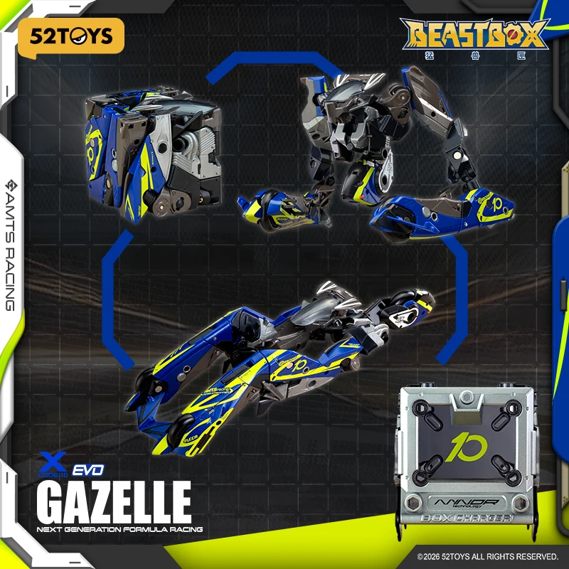 Nouveauté 2026 52toys INFINITYBOX Ib-16 Machine Evo Figurine d'action transformable, jouet de collection multi-formes