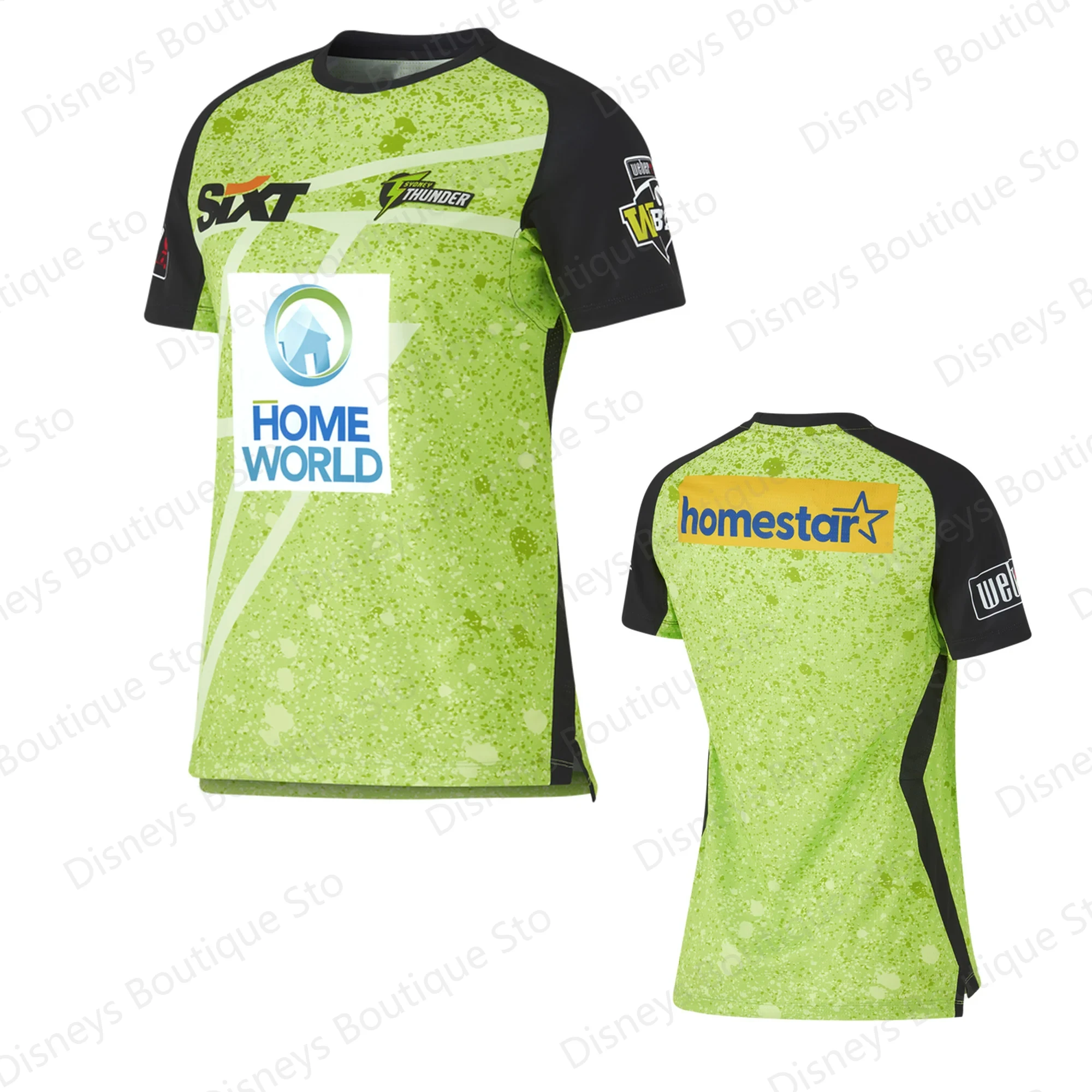 Summer Australian BBL Sydney Thunder Jersey Indigenous BBL Training Jersey Uniform For Adult&Kids Breathable T-shirt Clothes