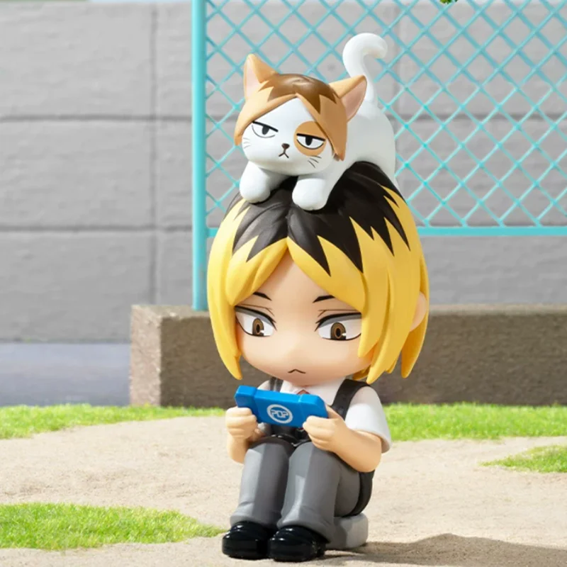 POPMART HAIKYU!! Caja Sorpresa Misteriosa de la Serie OFF-COURT VIBES, Figura de Acción, Decoración para el Hogar y Escritorio, Modelo Adorable