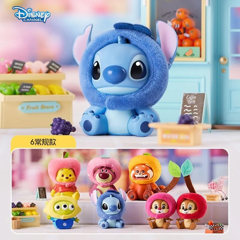 

Головные уборы Disney Alien Fruit Series слепая коробка Lucky Mystery Box Kawaii аниме фигурка модель коллекция игрушек для друга подарок на день рождения