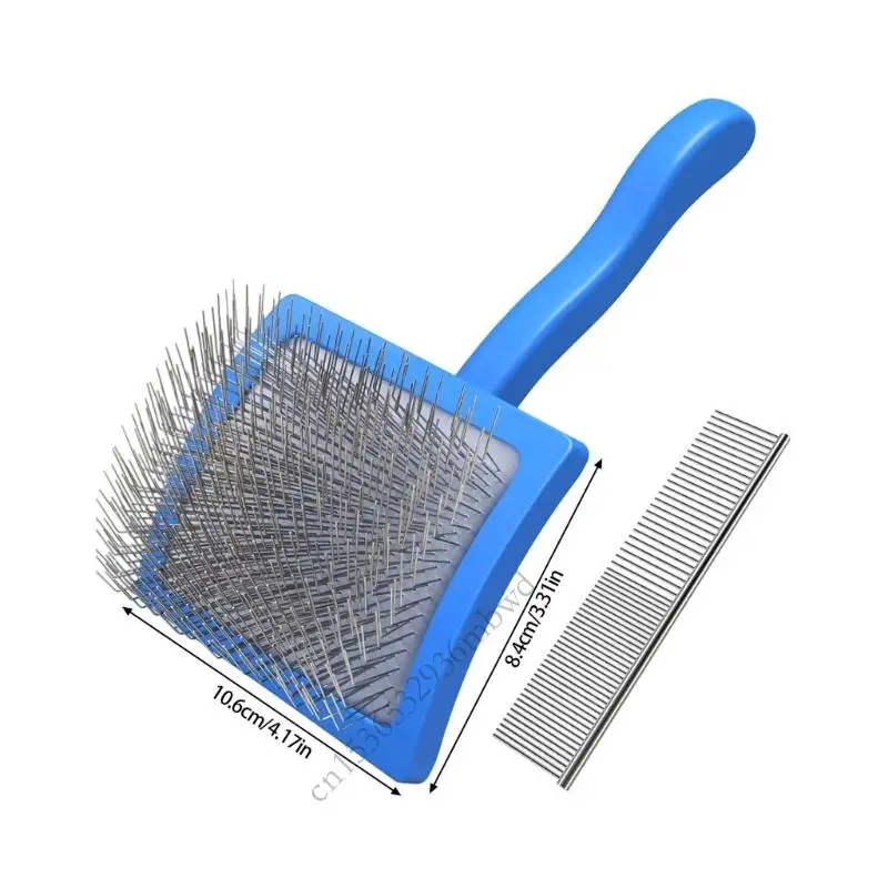 K43D Đa năng chăm sóc thú cưng chải chuốt để loại bỏ các nút tóc abs pet slicker Brush cho chó nhỏ mèo thỏ
